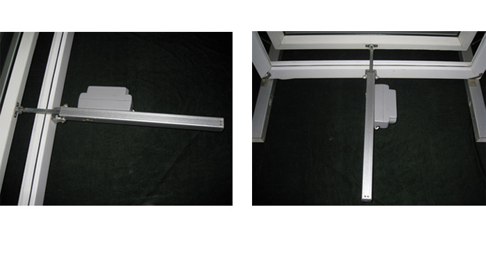 单齿条式开窗机安装示意图