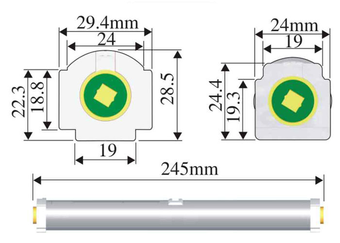 电动罗马帘安装示意图