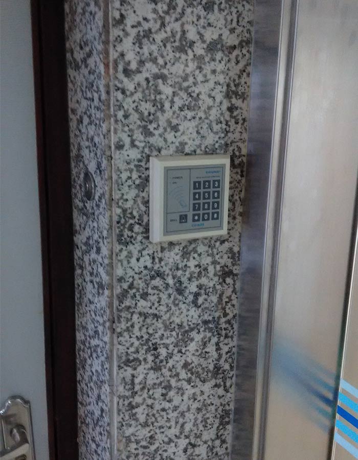 中山市中山三路建设银行门禁工程