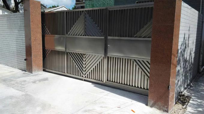 中山翠享不锈钢自动门工程