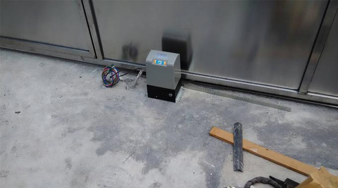 中山翠享不锈钢自动门工程